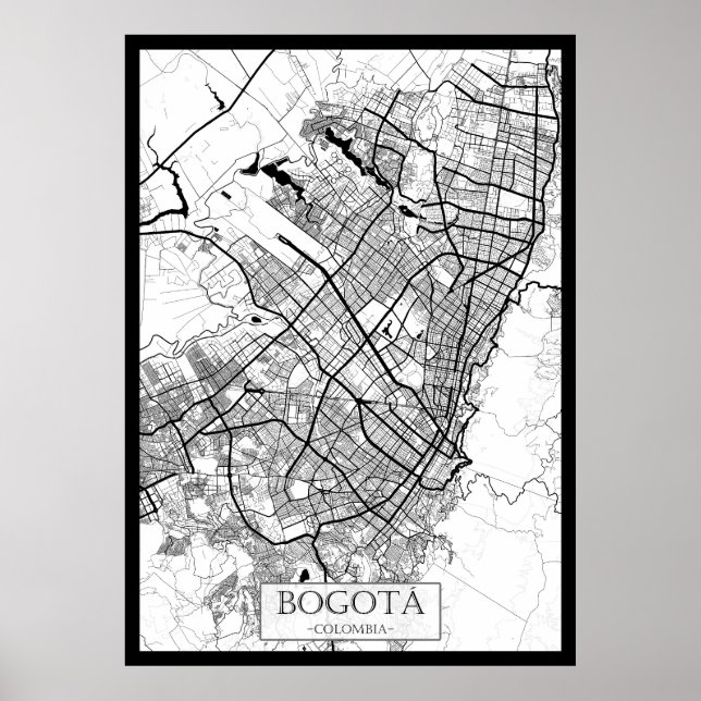 Bangkok Thailand Map Poster (Front)