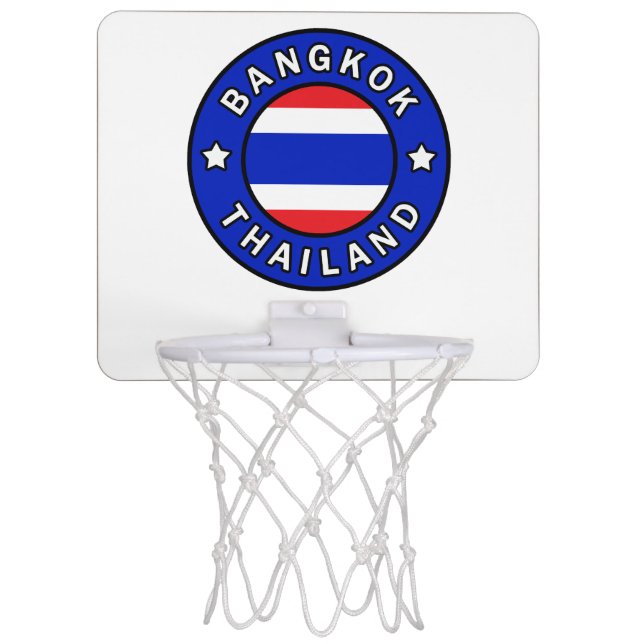 Bangkok Thailand Mini Basketball Hoop (Front)