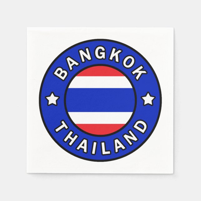 Bangkok Thailand Napkins (Front)