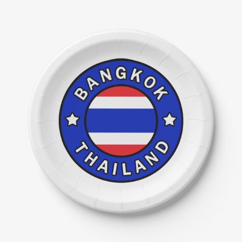 Bangkok Thailand Paper Plates