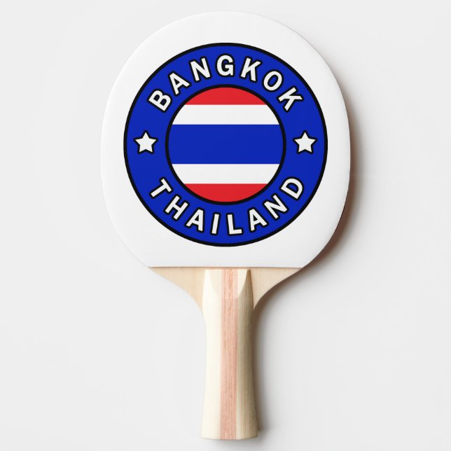 Bangkok Thailand Ping Pong Paddle (Front)