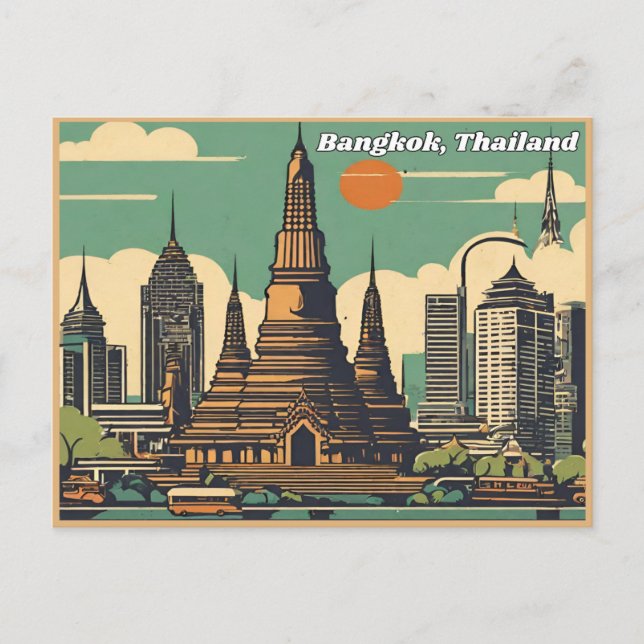 Bangkok Thailand Postcard (Front)