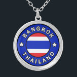 Bangkok Thailand Silver Plated Necklace<br><div class="desc">Bangkok Thailand</div>
