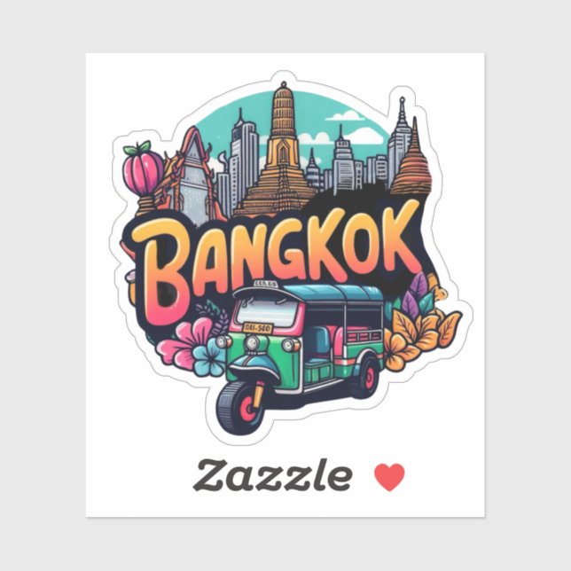 Bangkok, Thailand  Sticker (Sheet)