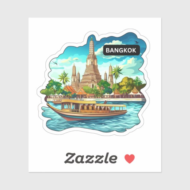 Bangkok, Thailand Sticker (Sheet)