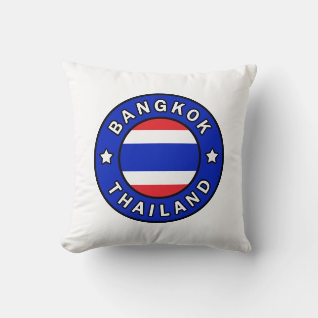 Bangkok Thailand Throw Pillow (Front)