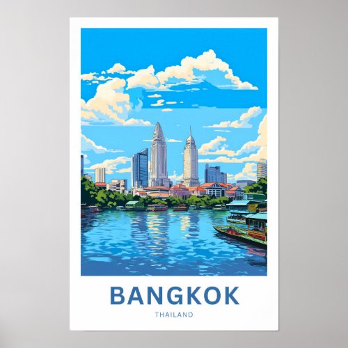 Bangkok Thailand Travel Print