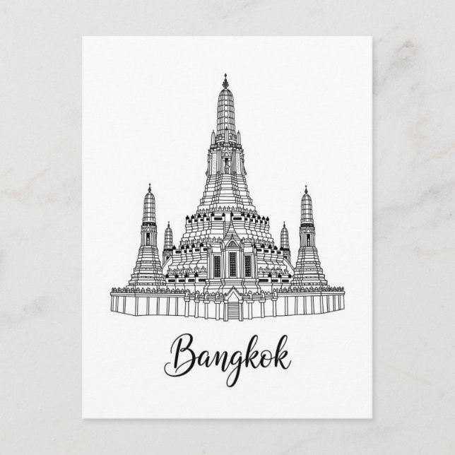 Bangkok Thailand Wat Arun  Postcard (Front)