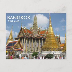 Bangkok Thailand Wat Phra Kaew Emerald Buddha Postcard