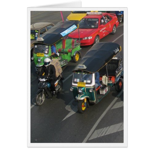 Bangkok Traffic  Tuk Tuk Racing Card