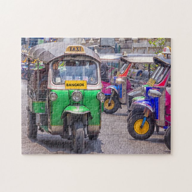 Bangkok tuk tuk jigsaw puzzle (Horizontal)