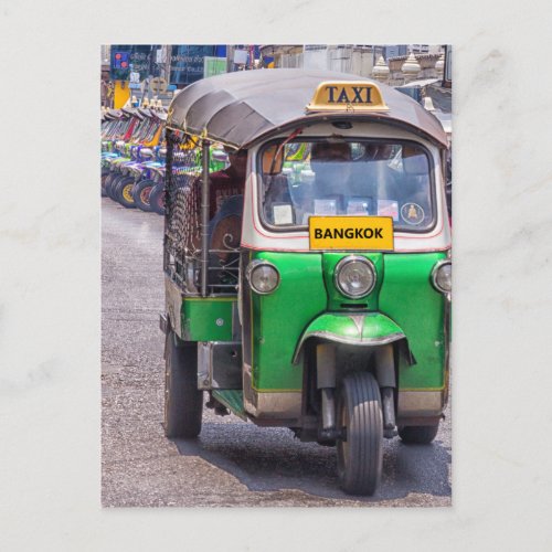 Bangkok tuk tuk postcard