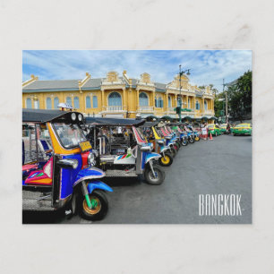 bangkok tuk tuk postcard