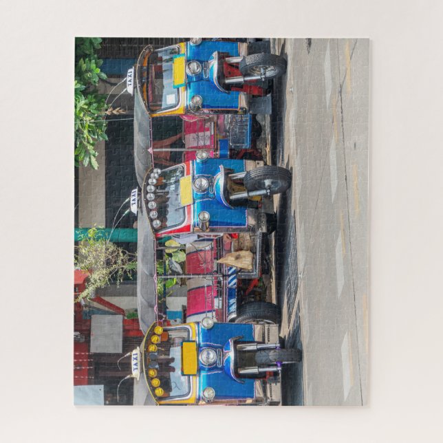 Bangkok Tuk Tuks Jigsaw Puzzle (Vertical)