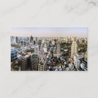 Bangkok's urban skyline business card