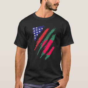 Bangladesh American Grown Flag USA Patriot Heritag T-Shirt