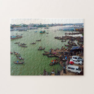Bangladesh Boat People. Jigsaw Puzzle