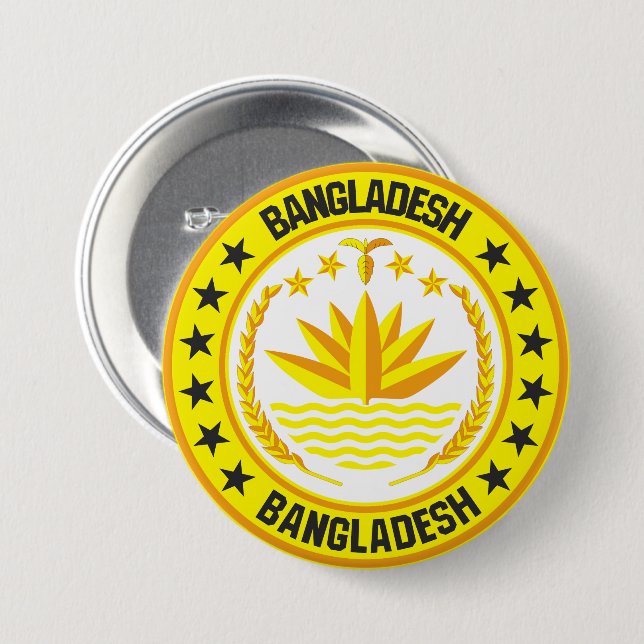Bangladesh                                         button (Front & Back)
