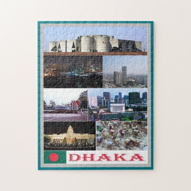 Bangladesh - Dhaka - Jigsaw Puzzle (Vertical)