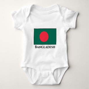 Bangladesh Flag Baby Bodysuit