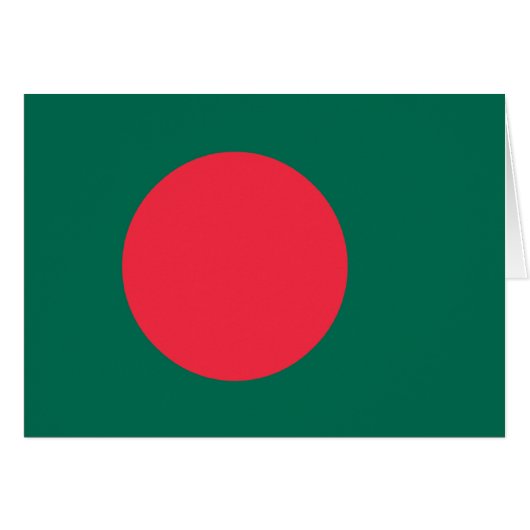 Bangladesh Flag; Bangladeshi; (Front Horizontal)