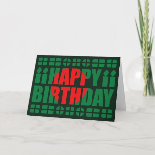 Bangladesh Flag Birthday Card