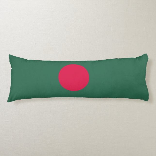 Bangladesh flag body pillow (Front)