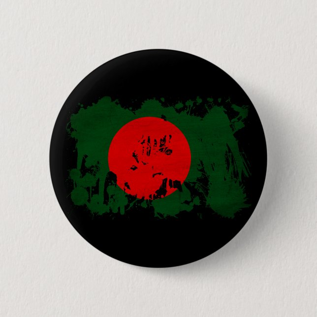 Bangladesh Flag Button (Front)