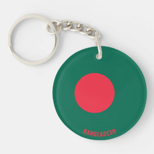 Bangladesh Flag Charming Patriotic Keychain