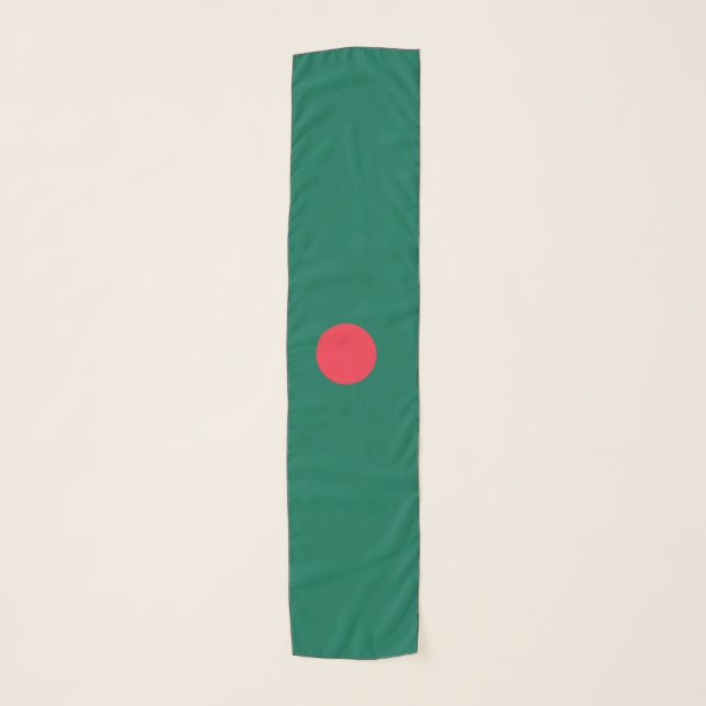 Bangladesh flag Chiffon Scarf (Front)