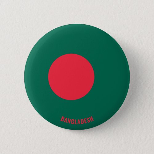 Bangladesh Flag Cute Patriotic Button