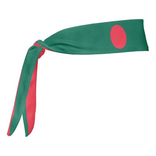 Bangladesh Flag Elegant Patriotic Tie Headband