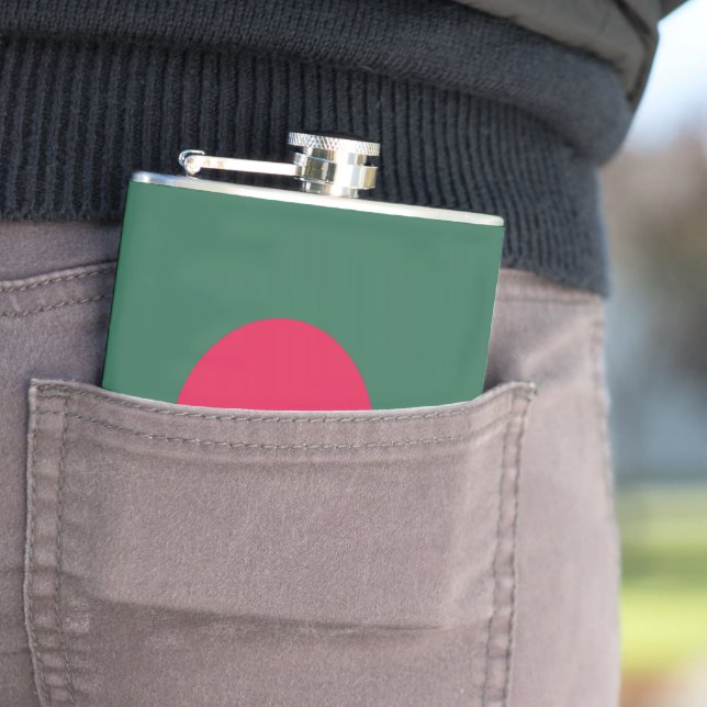 Bangladesh flag flask (In Situ)