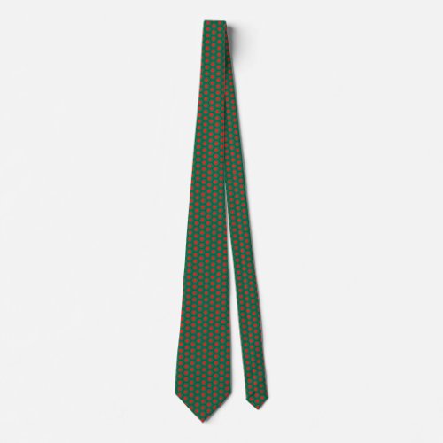 Bangladesh Flag Honeycomb Tie