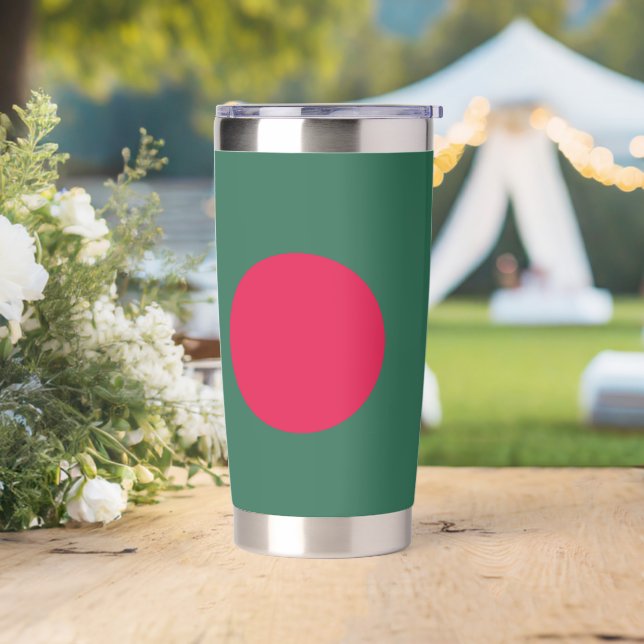 Bangladesh flag insulated tumbler (Wedding)