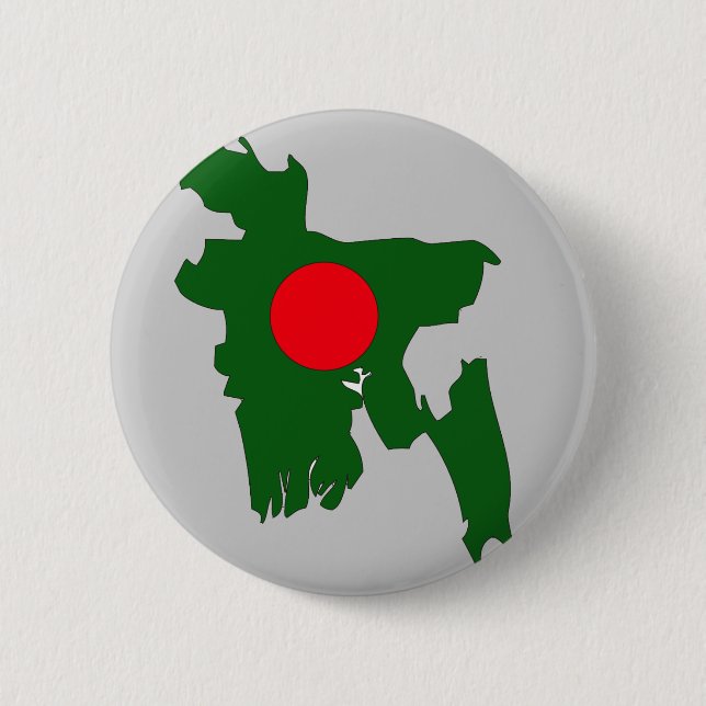 Bangladesh flag map button (Front)
