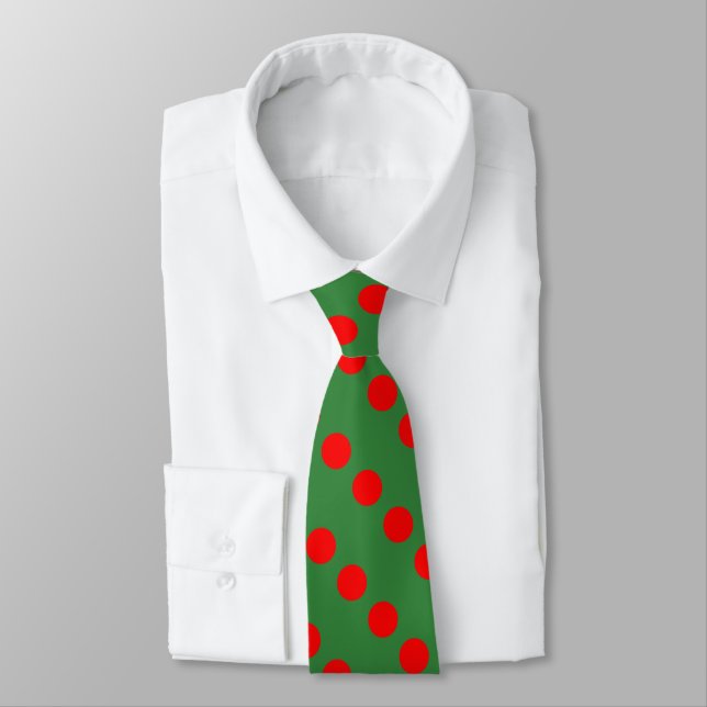 Bangladesh Flag Neck Tie (Tied)