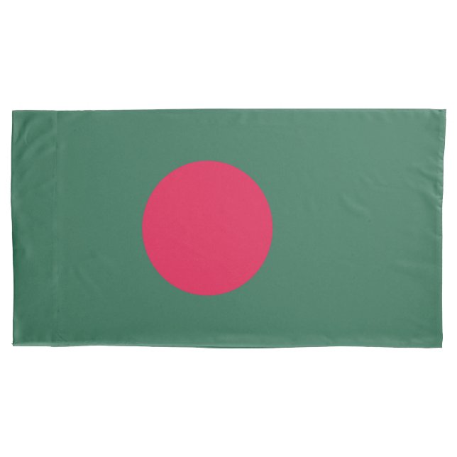 Bangladesh flag pillow case (Front)