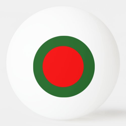 Bangladesh Flag Ping Pong Ball