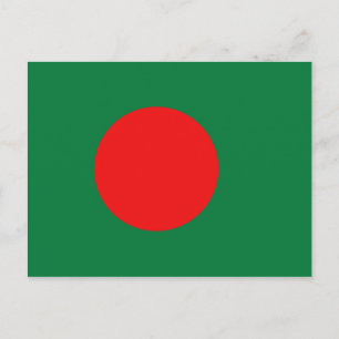 Bangladesh Flag Postcard