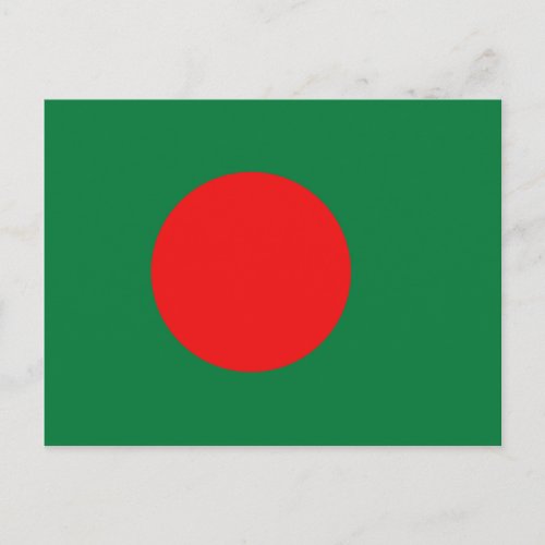 Bangladesh Flag Postcard