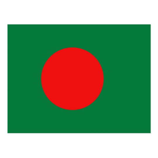 Bangladesh Flag Postcard | Zazzle.com