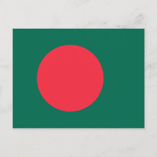 Bangladesh Flag Postcard