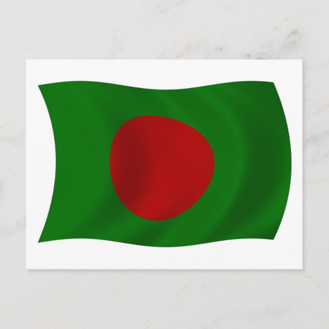 Bangladesh Flag Postcard (Front)