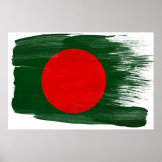 Bangladesh Flag Posters | Zazzle