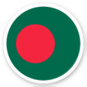 Bangladesh Flag Round Sticker