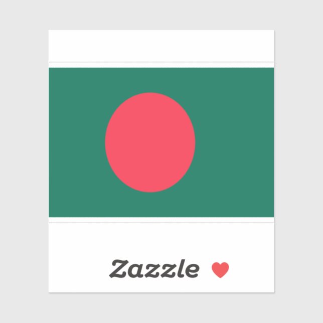 Bangladesh Flag Sticker (Sheet)