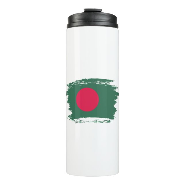 Bangladesh flag thermal tumbler (Front)