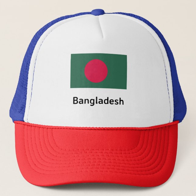 Bangladesh Flag Trucker Hat (Front)