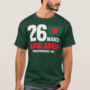 Bangladesh Flag Vintage Bangladeshi Independence D T-Shirt